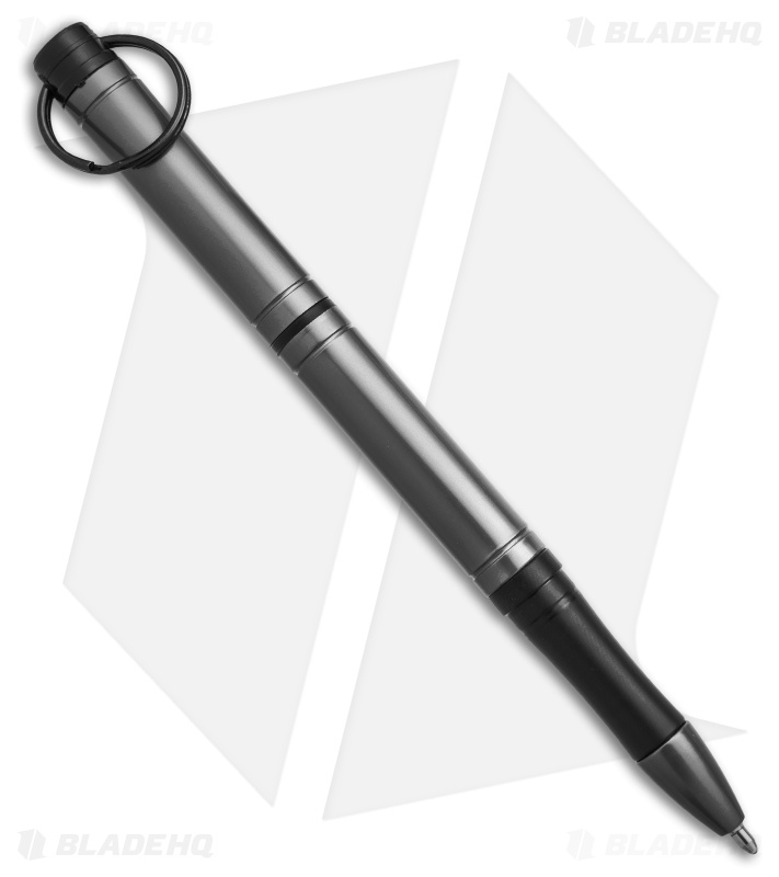 Fisher Space Pen Backpacker Gray Anodized Aluminum Pen - Blade HQ
