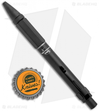 Fisher Space Pen Clutch Retractable Pen Black Anodized (Medium Point)