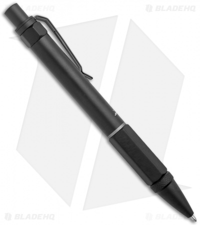 Fisher Space Pen Clutch Retractable Pen Black Anodized (Medium Point)