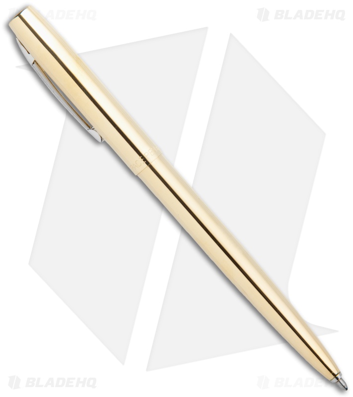 Fisher Space Pen M4RAW - Antimicrobial Raw Brass Cap-O-Matic (Medium Point)