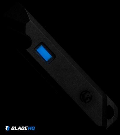 Glow Rhino Titanium Prybar Blue Tritium Glow (3" Gray)