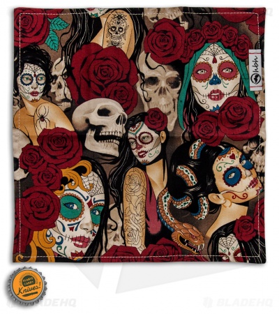Hanks by Hank 10" x 10" Handkerchief - Tats & Roses
