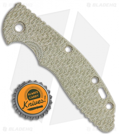 Hinderer Knives 3.5" XM-18 OD Green Micarta Replacement Scale