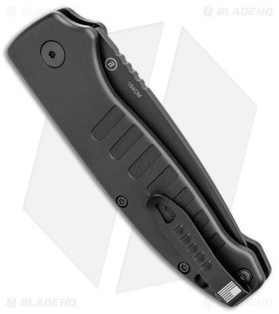 Hogue Ballista Drop Point Automatic Knife Matte Black (3.5" Black) 64130