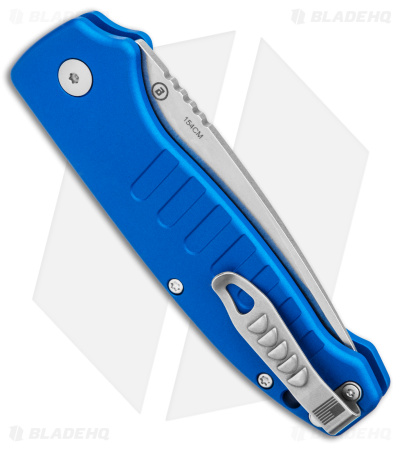 Hogue Ballista Drop Point Automatic Knife Matte Blue (3.5" Tumbled) 64133