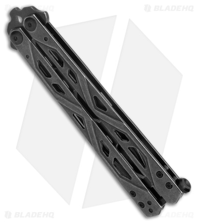 Kershaw Balanza Butterfly Trainer Knife Black SW (4.25" Black SW) 4950TR