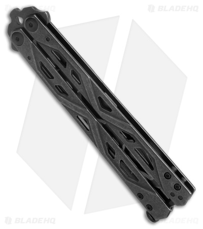 Kershaw Balanza Butterfly Trainer Knife Black SW (4.25" Black SW) 4950TR