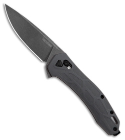 Kershaw Covalent DuraLock Knife Gray GFN (3.5" Black Stonewash D2) 2042