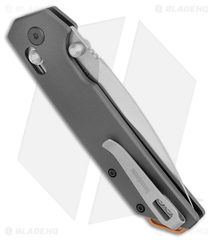 Kershaw Iridium DuraLock Knife Gray Aluminum (3.5" Satin D2) 2038