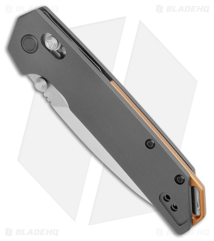Kershaw Iridium DuraLock Knife Gray Aluminum (3.5" Satin D2) 2038