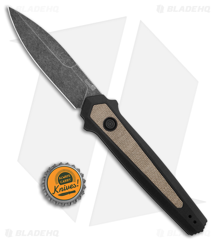 Kershaw Launch 15 MagnaCut Automatic Knife Aluminum/Micarta (3.5" Black SW) 7950