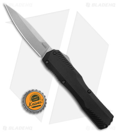 Kershaw Livewire MagnaCut D/A OTF Automatic Knife Black (3.4" Stonewash) 9000