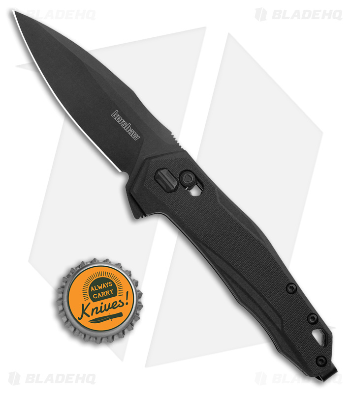 Kershaw Monitor DuraLock Knife Black FRN (3" Black D2) 2041