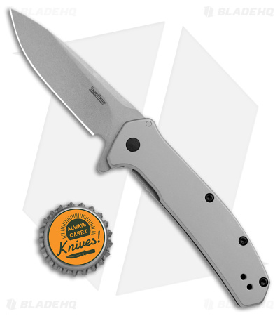 Kershaw Outcome Assisted Opening Knife Steel (3.1" Stonewash) 2044