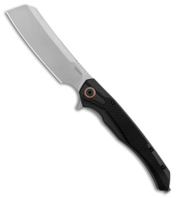 Kershaw Strata Cleaver Frame Lock Knife Black G-10 (4" Stonewash) 2078