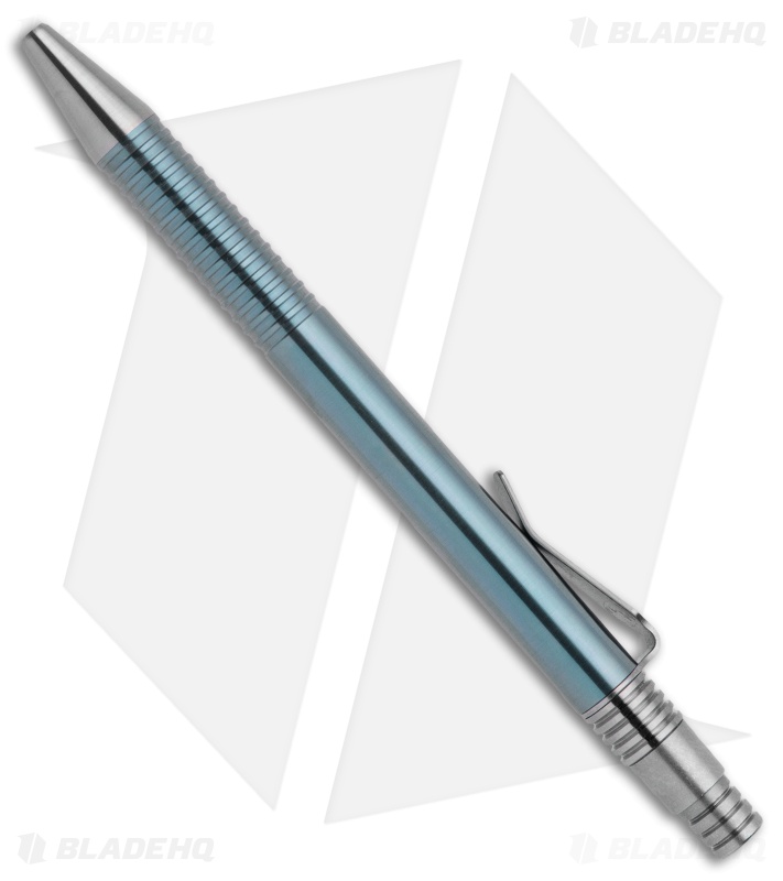 Matthew Martin 375 Series Click Pen (Cerulean Blue Titanium) 375TiA