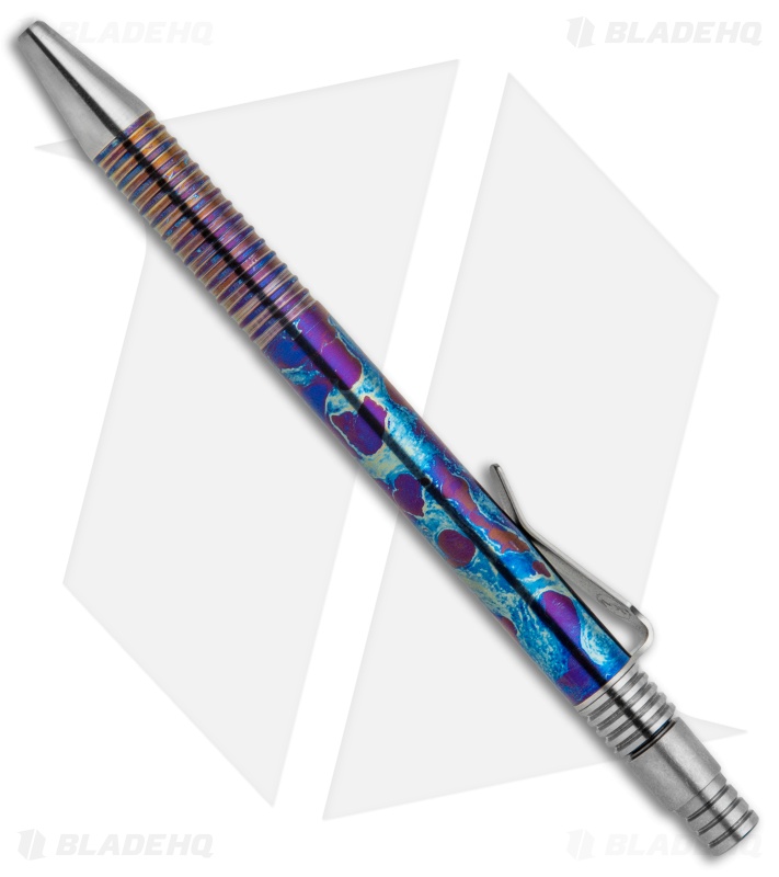 Matthew Martin 375 Series Click Pen (Flamed Titanium) 375TiF