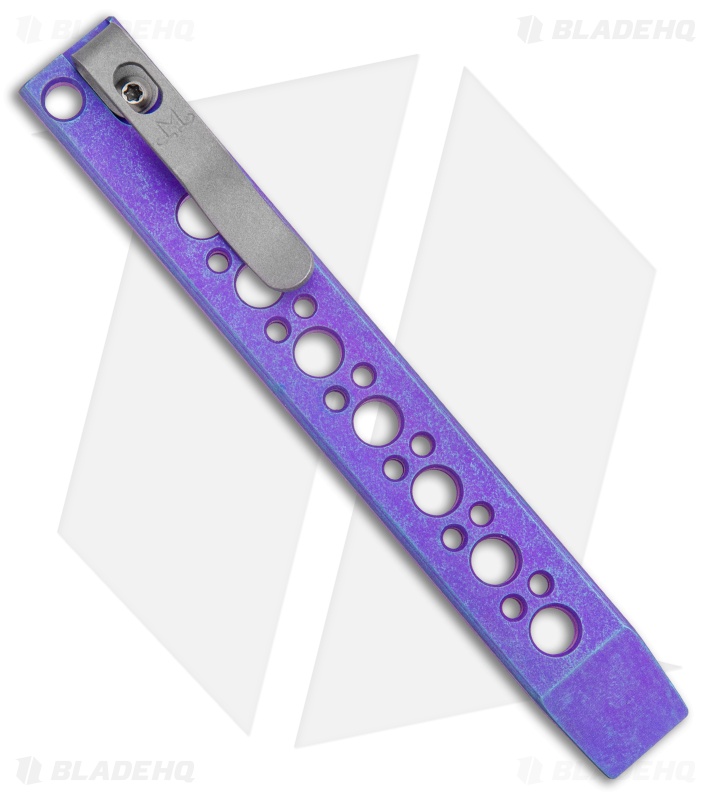 Maverick Customs 5" Pocket Pry Bar Tool Titanium Purple