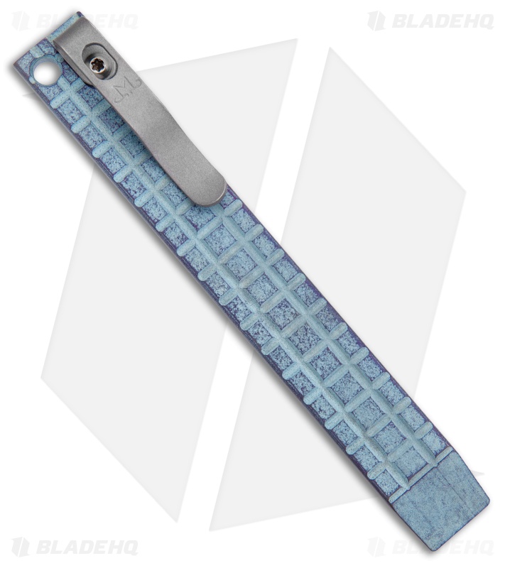 Maverick Customs 5" Pocket Pry Bar Tool Titanium Blue Fragtanium