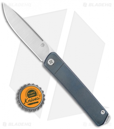 Medford Gentleman Jack Slip Joint Knife Blue Titanium (3.1" Tumbled) 