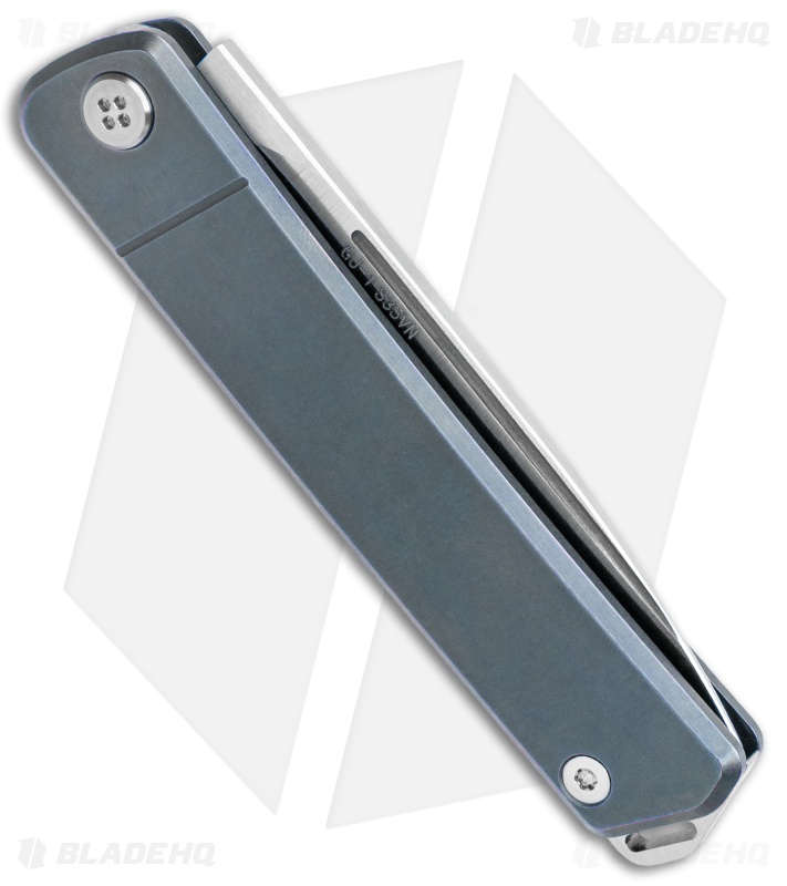 Medford Gentleman Jack Slip Joint Knife Blue Titanium (3.1" Tumbled) 