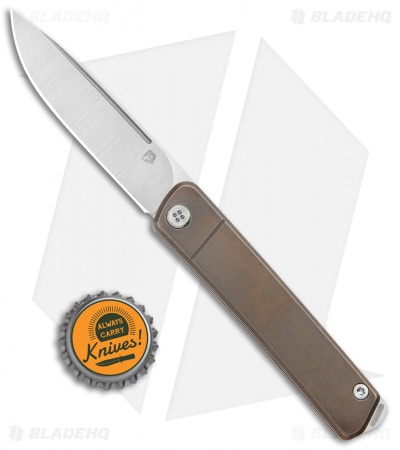Medford Gentleman Jack Slip Joint Knife Bronze Titanium (3.1" Tumbled)