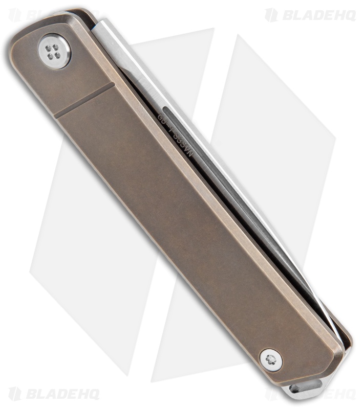 Medford Gentleman Jack Slip Joint Knife Bronze Titanium (3.1" Tumbled)