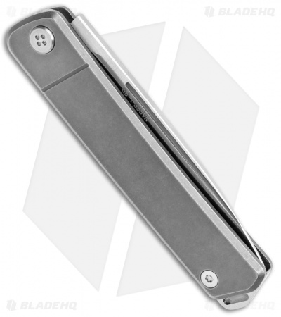 Medford Gentleman Jack Slip Joint Knife Tumbled Titanium (3.1" Tumbled) 