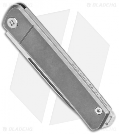 Medford Gentleman Jack Slip Joint Knife Tumbled Titanium (3.1" Tumbled) 