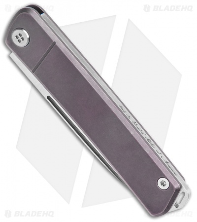Medford Gentleman Jack Slip Joint Knife Violet Titanium (3.1" Tumbled)