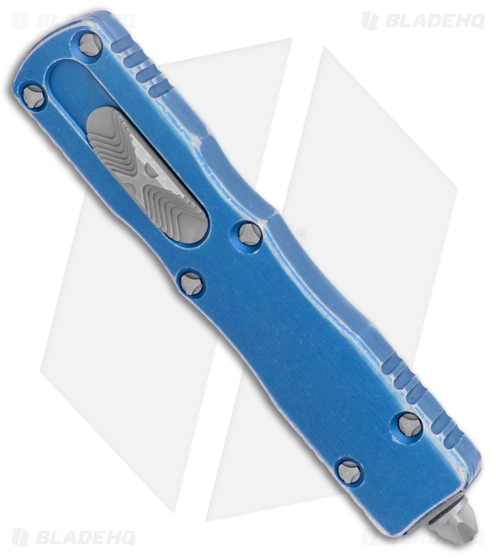 Microtech Dirac D/E OTF Automatic Knife Distressed Blue (3" Apoc