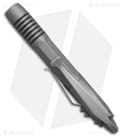 Microtech Siphon II Pen Stainless Steel Gun Metal - Apocalyptic Hardware