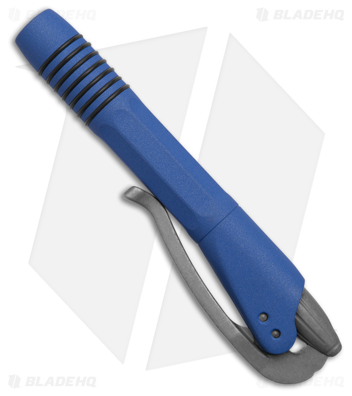Microtech Siphon II Pen Stainless Steel Patriot Blue - Blade HQ