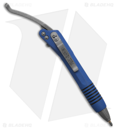 Microtech Siphon II Pen Stainless Steel Patriot Blue - Blade HQ
