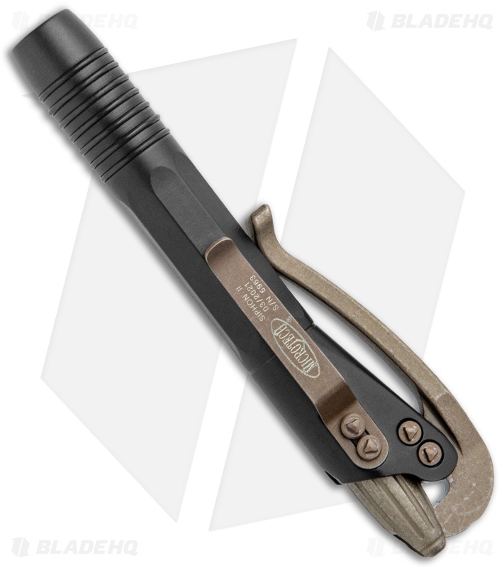 Microtech Siphon II Stainless Steel Pen Apocalyptic - Black w