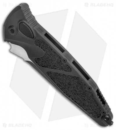 Microtech Socom Elite S/E-Auto Black Tactical Partial Serrated 160A-2T
