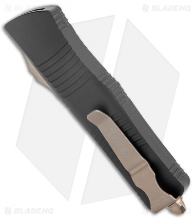 Microtech Troodon Dagger D/E OTF Automatic Knife Black (3" Bronze SW) 138-13
