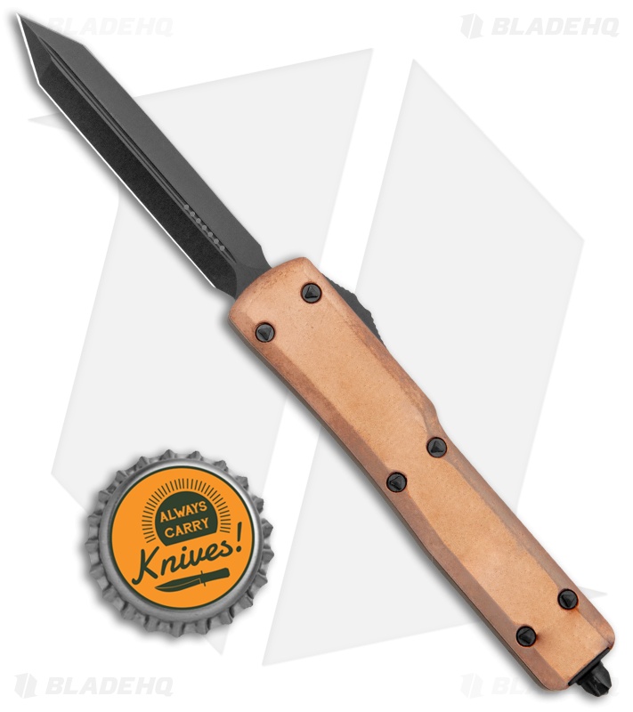 Microtech UTX-70 Spartan Signature Series OTF Automatic Copper