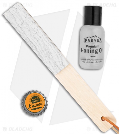 RH Preyda Double Sided Paddle Arkansas Sharpening Stone #30999