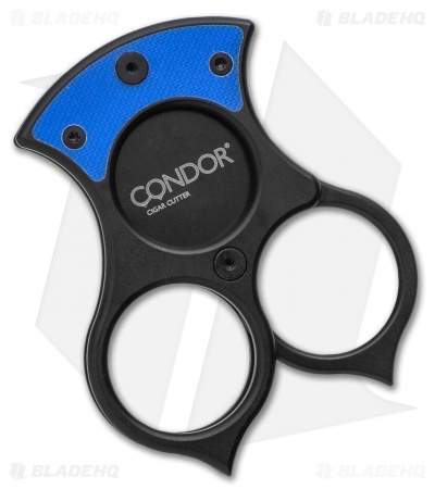 Red Horse Knife Works Condor Cutter Cigar Cutter Blue G-10 (PVD Black Blade) 