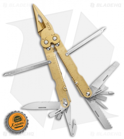 SOG Powerlock 18-in-1 Multi-Tool + V-Cutter (Gold) S62GN-BX