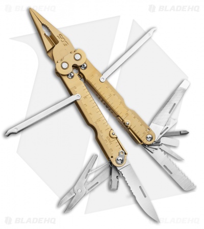 SOG Powerlock 18-in-1 Multi-Tool w/ Nylon Sheath (Gold) S60GN-BX