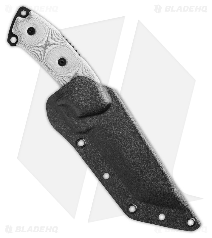 TOPS Knives Steel Eagle 105E Drop Point Fixed Blade Knife Micarta (5.1" Black)
