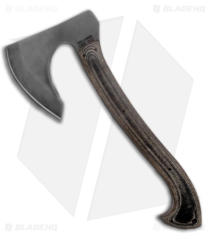Williams Blade Design + Winkler Compact Bearded Axe | Micarta