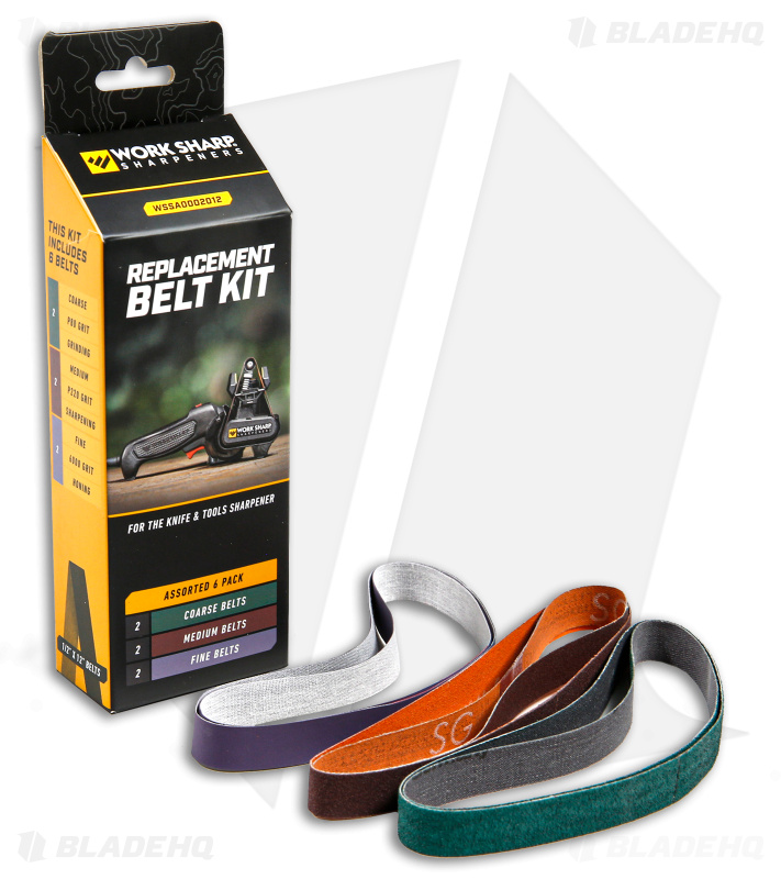 Work Sharp Knife and Tool Sharpener Replacement Belt Kit WSSA0002012