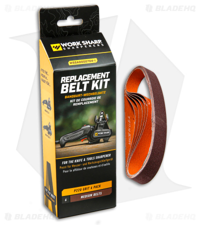 Work Sharp Knife & Tool Sharpener Medium Grit Belt Kit (P220