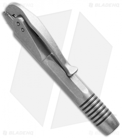 Microtech Siphon II Stainless Steel Pen - Stonewash