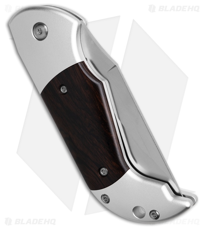 AGA Campolin Alex Bolster Release Automatic Knife Ebony (3.1" Satin) 