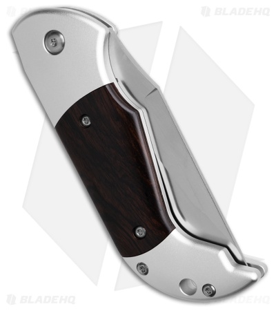 AGA Campolin Alex Bolster Release Automatic Knife Ebony (3.1" Satin) 