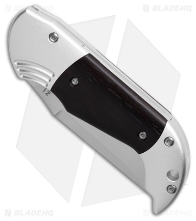 AGA Campolin Alex Bolster Release Automatic Knife Ebony (3.1" Satin) 